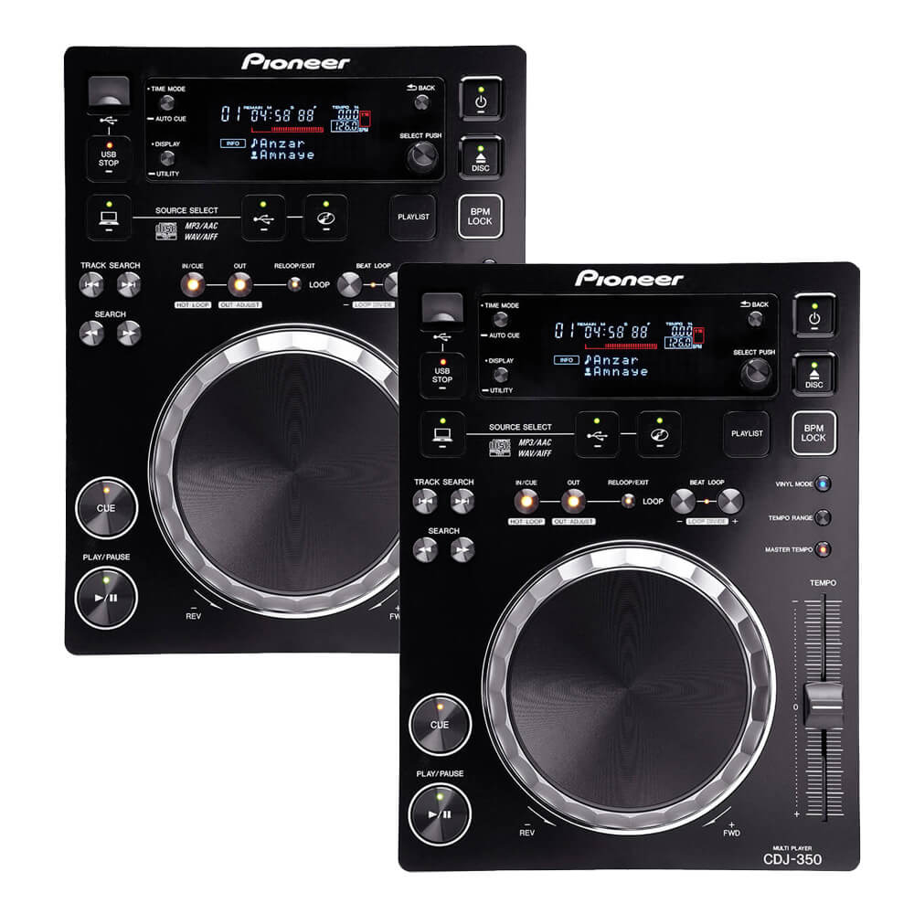 Pioneer DJ CDJ-350 Twin set｜ミュージックランドKEY