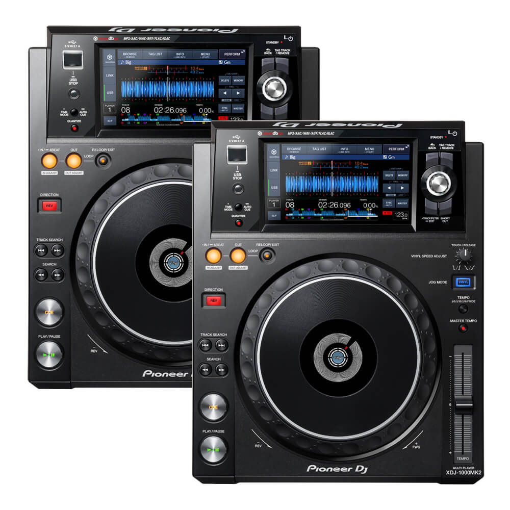 Pioneer DJ <br>XDJ-1000MK2 Twin set