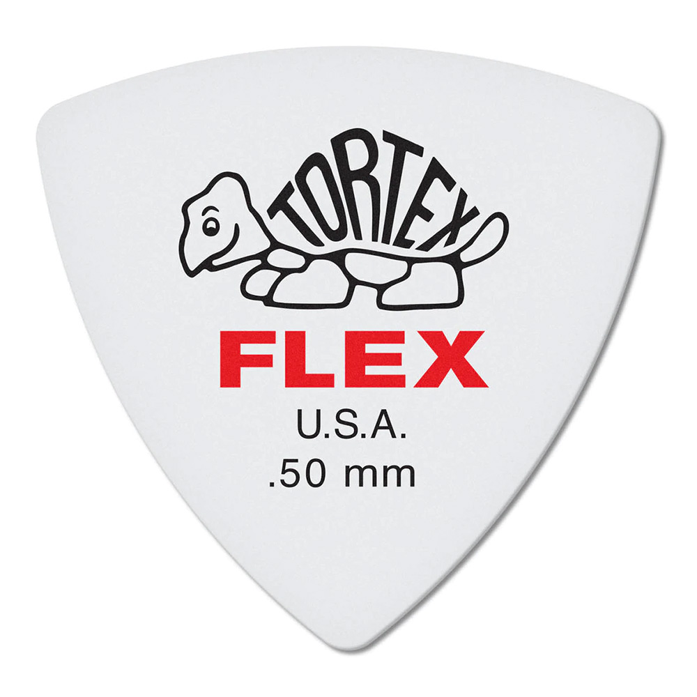 Jim Dunlop <br>456 Tortex Flex Triangle 0.50mm 12Zbg