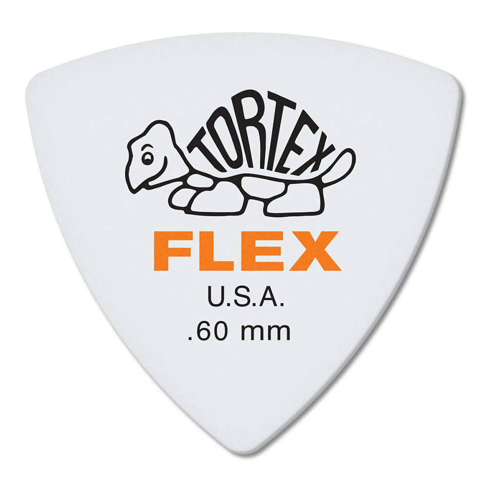 Jim Dunlop <br>456 Tortex Flex Triangle 0.60mm 12Zbg