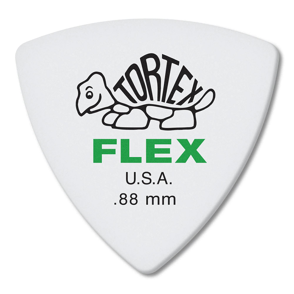 Jim Dunlop <br>456 Tortex Flex Triangle 0.88mm 12Zbg