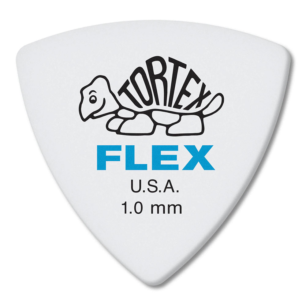 Jim Dunlop <br>456 Tortex Flex Triangle 1.0mm 12Zbg