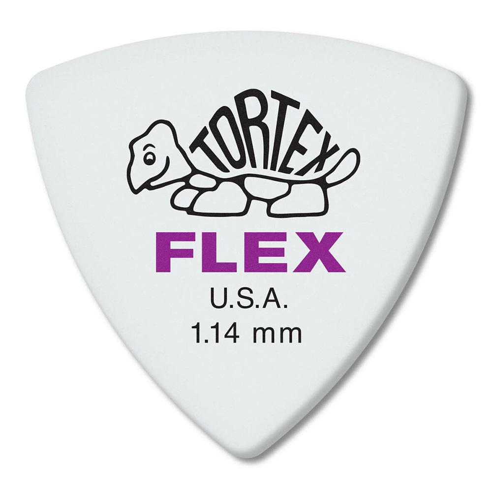 Jim Dunlop <br>456 Tortex Flex Triangle 1.14mm 12Zbg