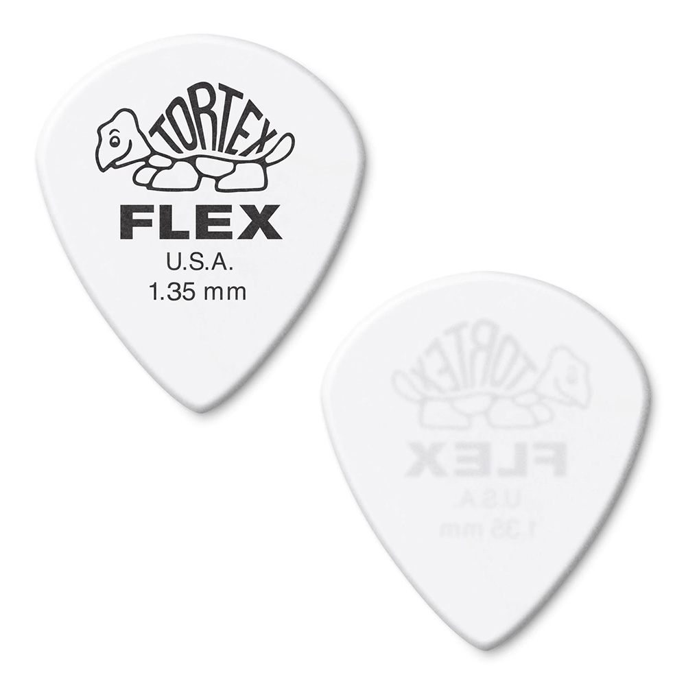 Jim Dunlop <br>468 Tortex Flex Jazz III 1.35mm 12Zbg