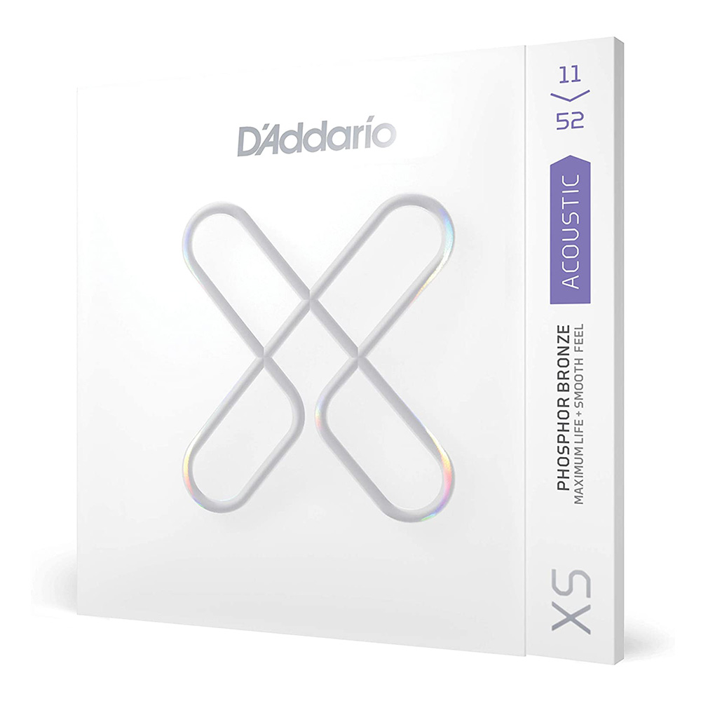D'Addario <br>XSAPB1152 [XS Phosphor Bronze, Custom Light 11-52]