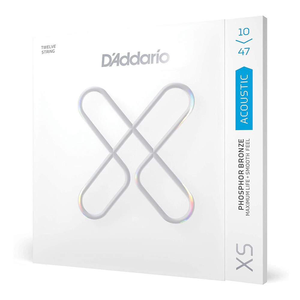 D'Addario <br>XSAPB1047-12 [XS Phosphor Bronze, 12-String Light 10-47]