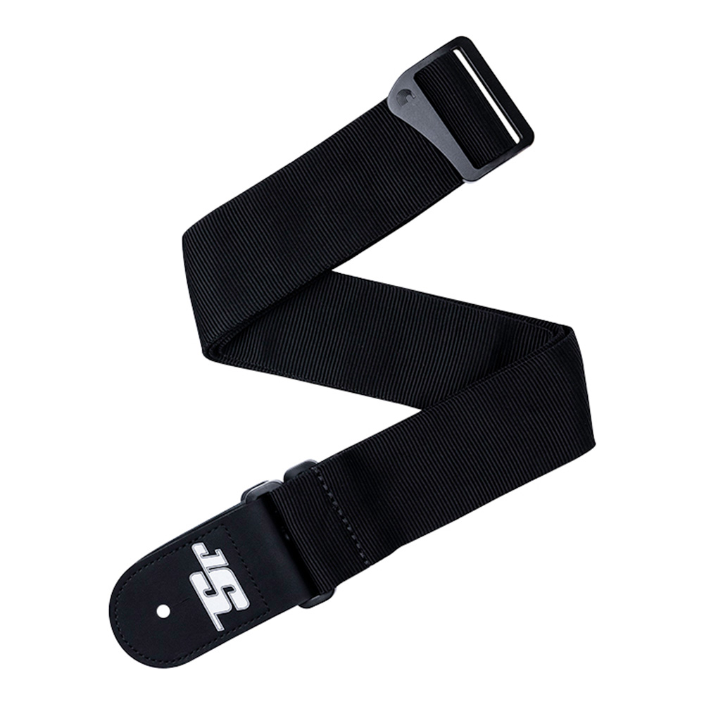 D'Addario <br>Joe Satriani Woven Swivel Guitar Strap, Black Nylon [50JSSV18]