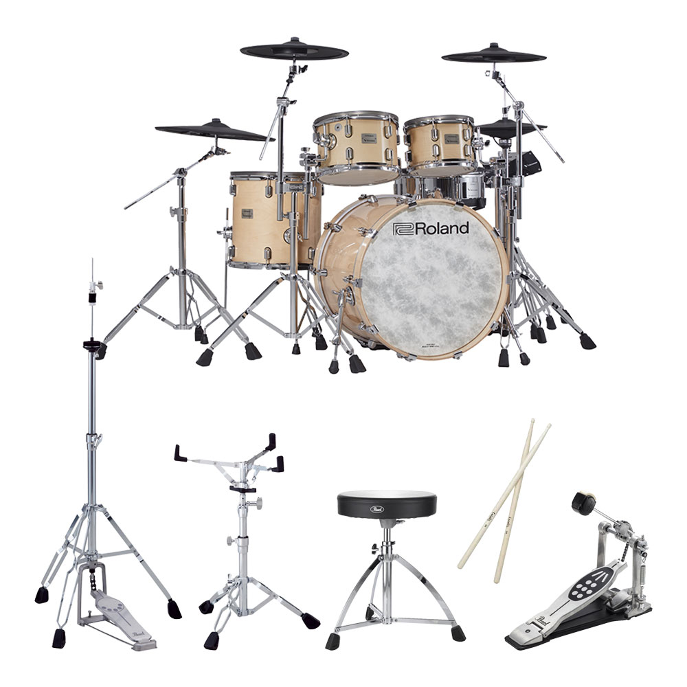 Roland <br>V-Drums Acoustic Design Series VAD706-GN シングルバリューセット