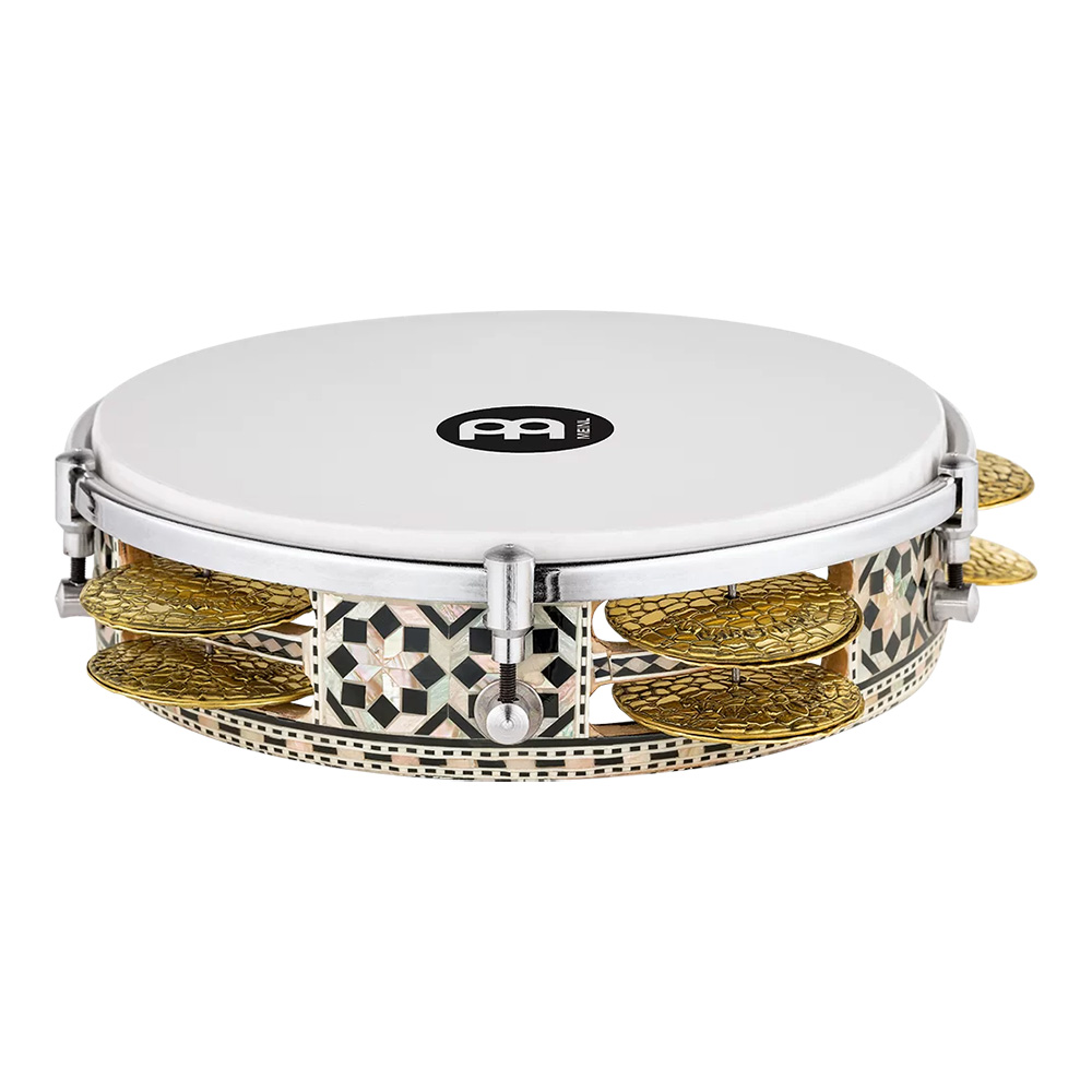 MEINL <br>Artisan Edition Riq Drum / White Burl - Mosaic Royale [AERIQ1]