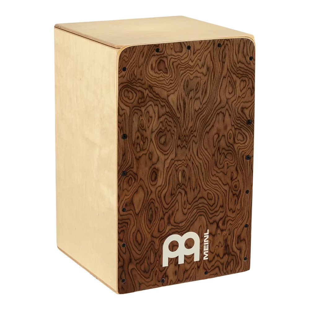 MEINL <br>Snarecraft Series Cajon / Burl Wood [SC100BW]