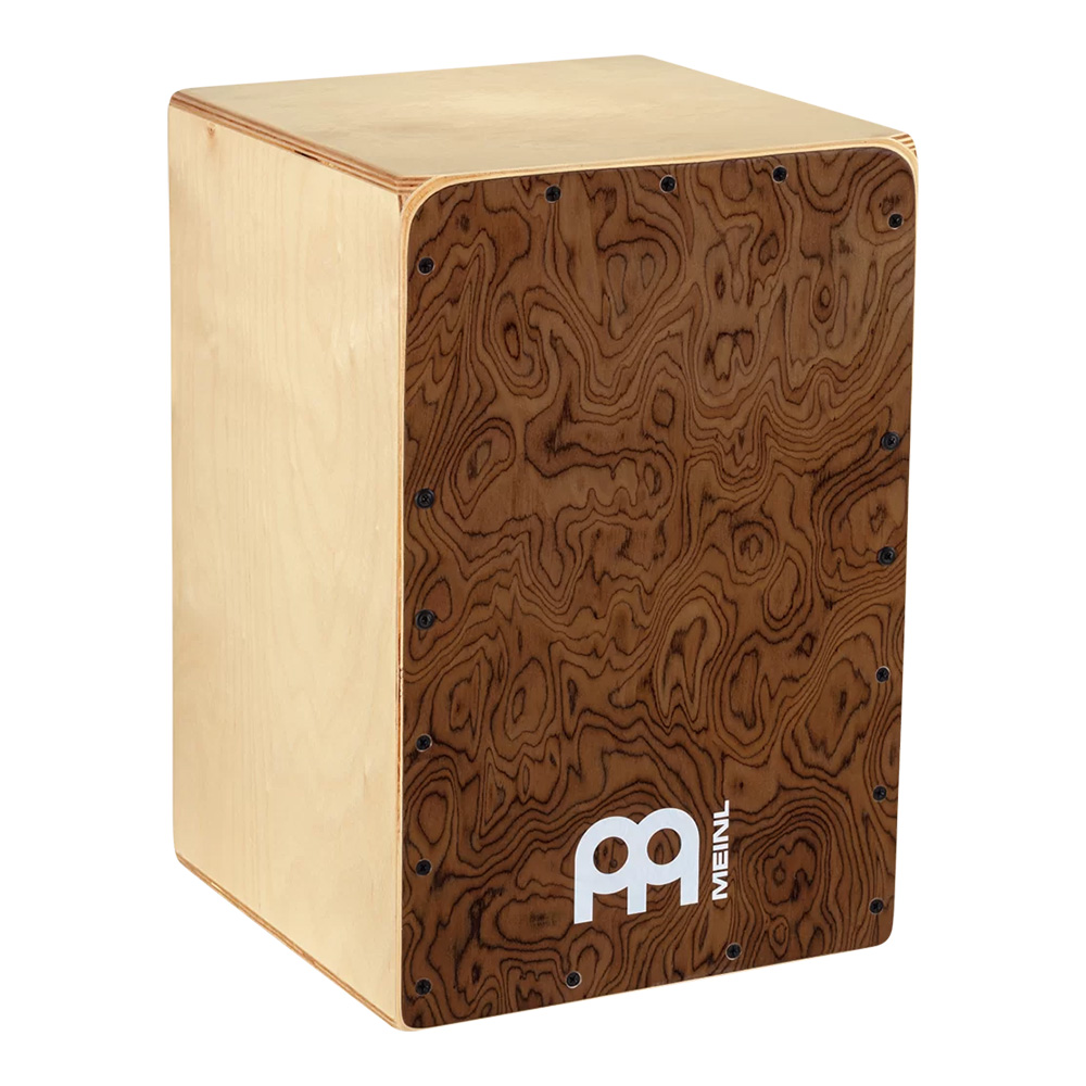 MEINL <br>Snarecraft Series Cajon / Burl Wood [SC80BW]