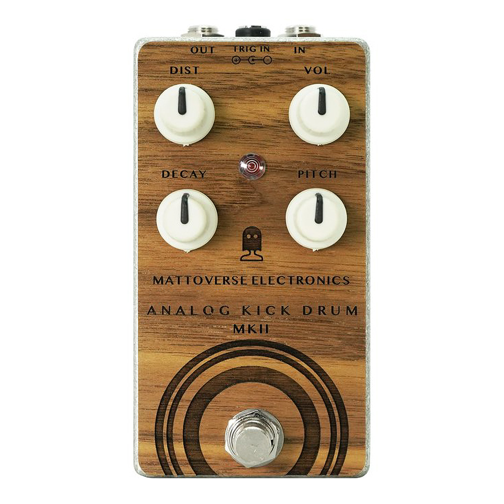 Mattoverse Electronics <br>Analog Kick Drum MKII Custom Walnut Faceplate