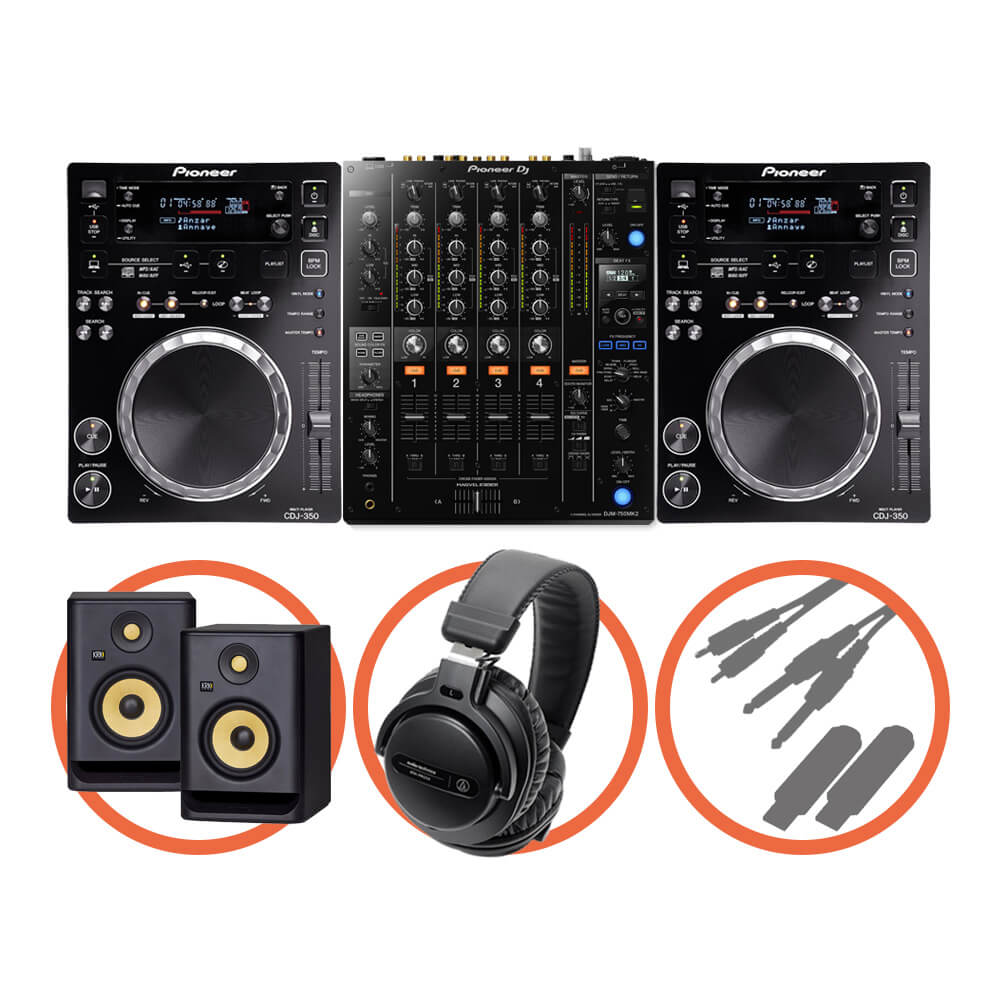 Pioneer CDJ-350+DJM-350 セット 2015年 2016年製