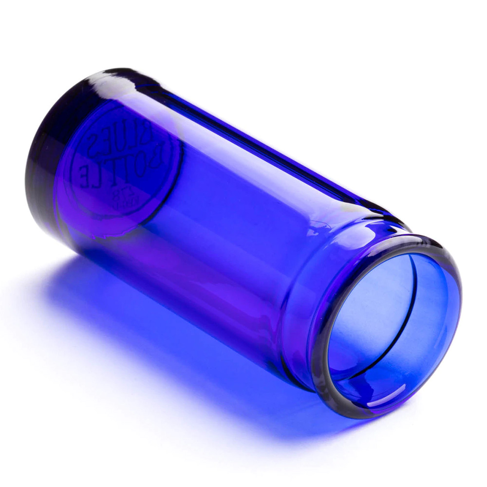 Jim Dunlop <br>278BLU Blues Bottle Slide Blue - Regular (Large)
