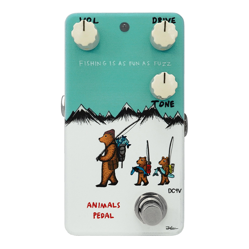 ANIMALS PEDAL <br>FISHING IS AS FUN AS FUZZ