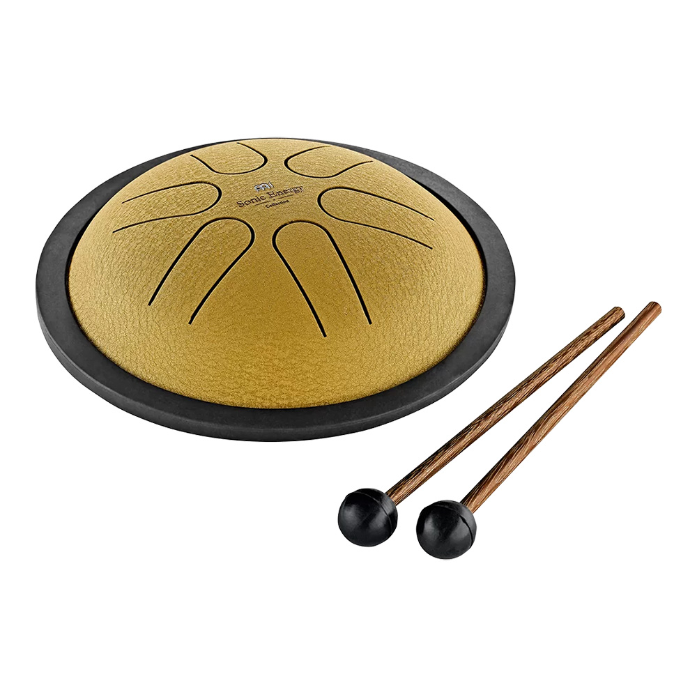 MEINL Sonic Energy <br>Mini Steel Tongue Drum / B Major / Gold [MSTD3G]