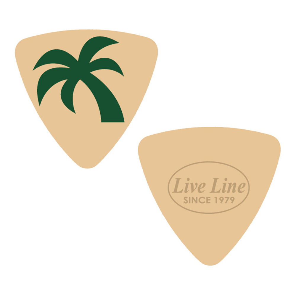 Live Line <br>LUP5-3 本革ウクレレピック/Palmtree 6枚セット