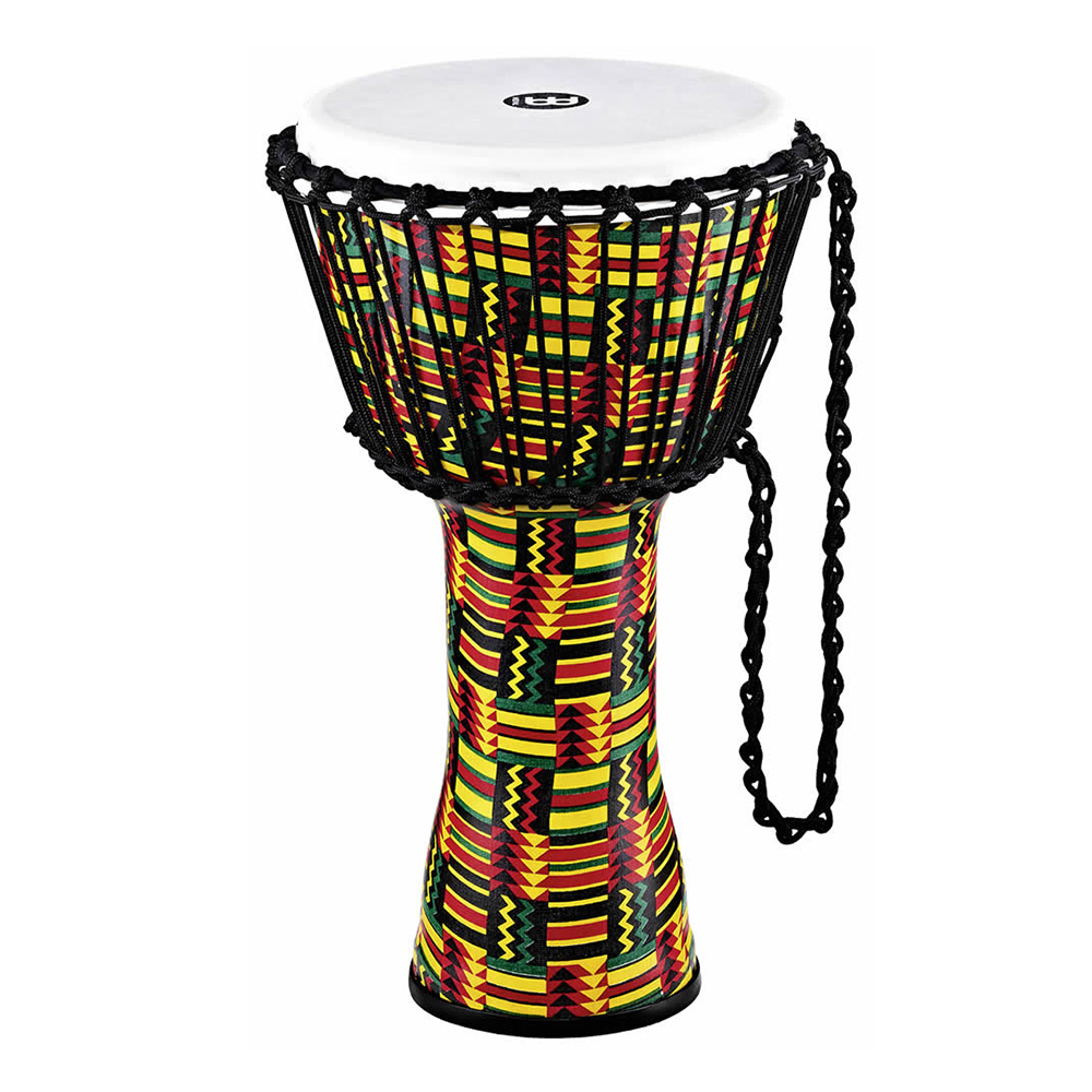 MEINL <br>Rope Tuned Travel Series Djembe, Synthetic Head - 10" Simbra [PADJ5-M-F]