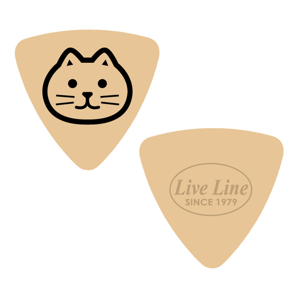 Live Line <br>LUP5-8 本革ウクレレピック/Cat 6枚セット