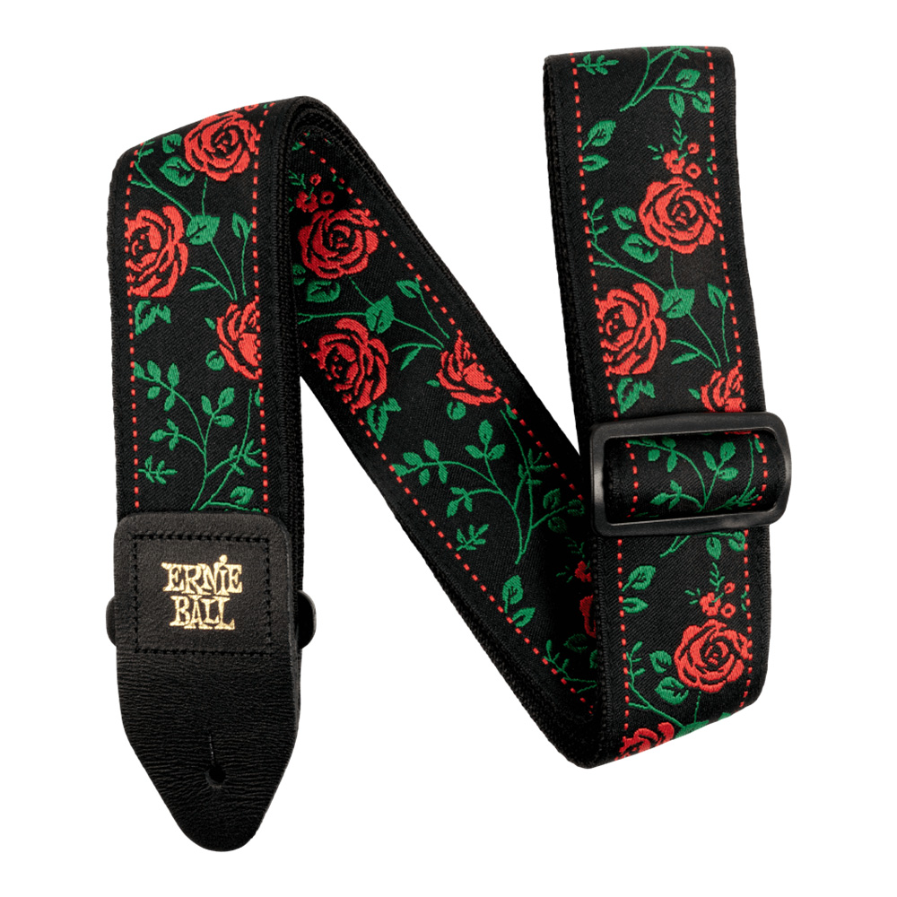 ERNIE BALL <br>#5318 Spanish Rose Jacquard Strap