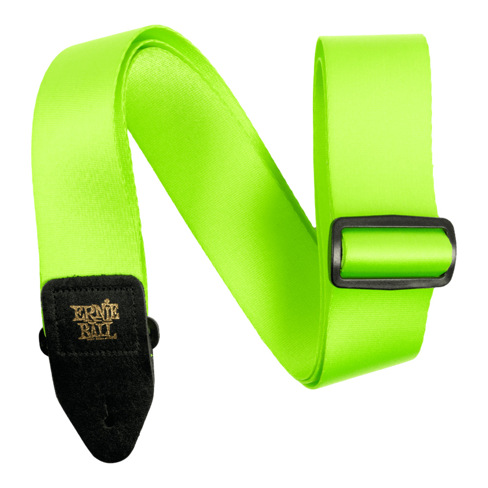 ERNIE BALL <br>#5320 Neon Green Premium Strap