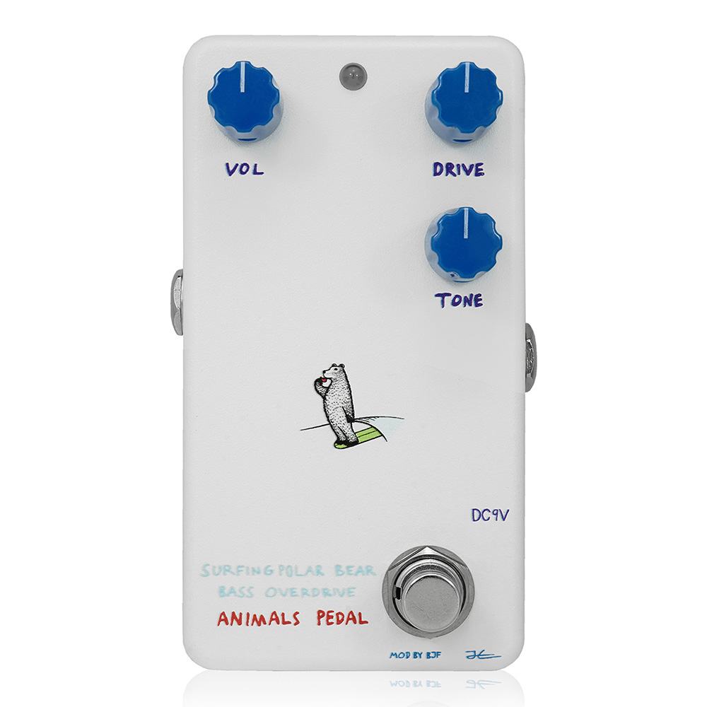 ANIMALS PEDAL <br>SURFING POLAR BEAR BASS OVERDRIVE MOD BY BJF