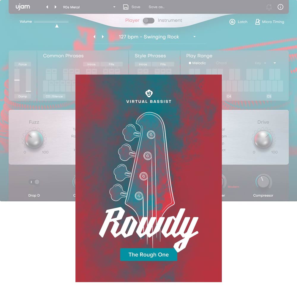 UJAM <br>Virtual Bassist ROWDY 2