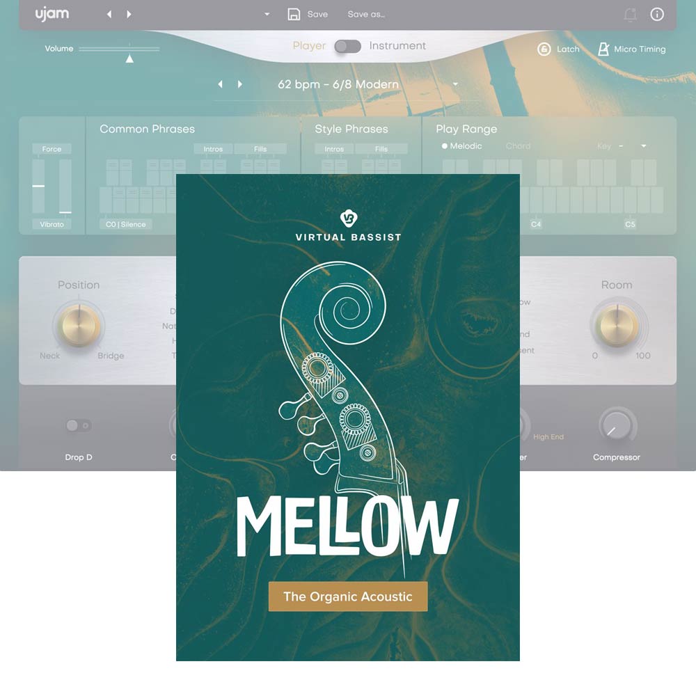 UJAM <br>Virtual Bassist MELLOW 2