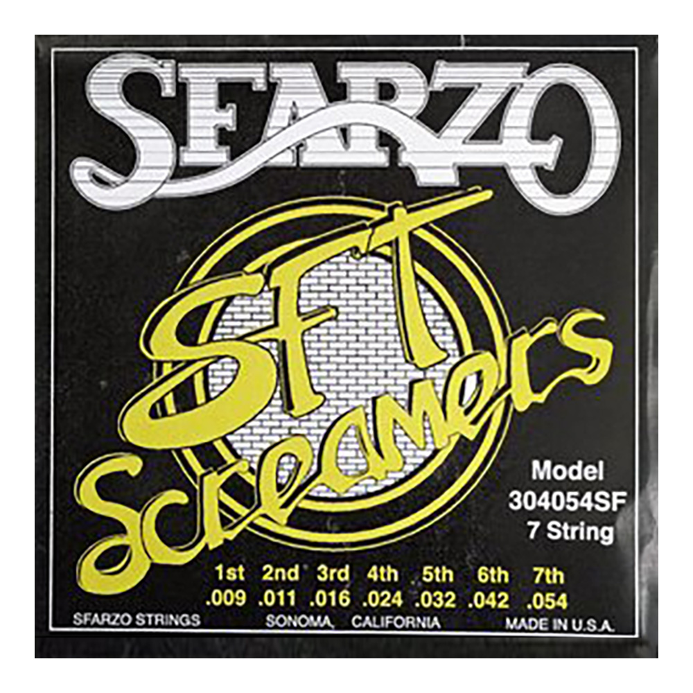 SFARZO <br>SFT Screamers 304054SF .009-.054 7Strings
