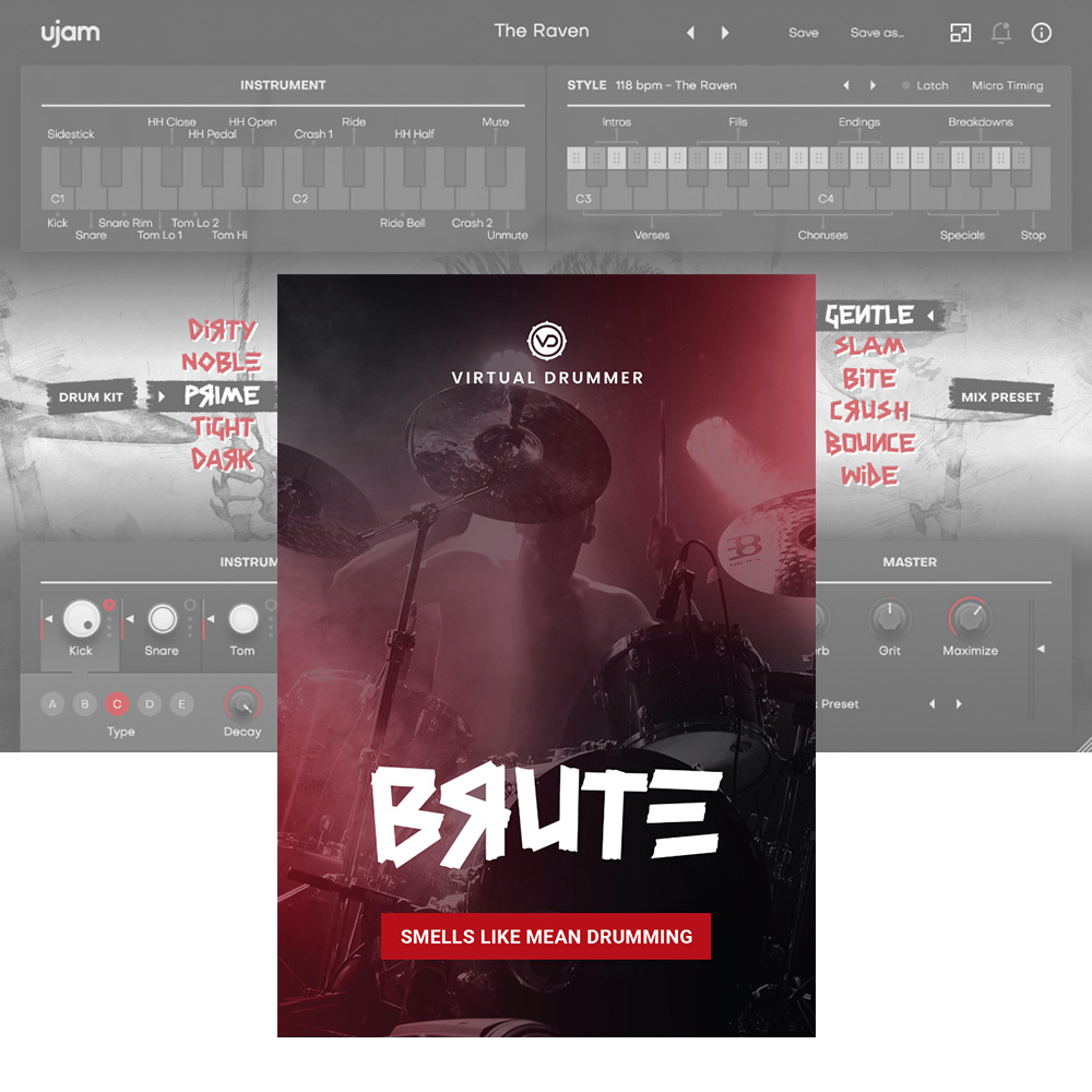 UJAM <br>Virtual Drummer BRUTE