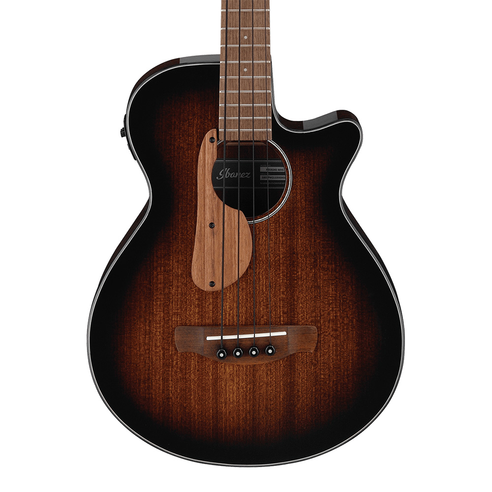 Ibanez <br>ACOUSTIC BASS AEGB24E-MHS (Mahogany Sunburst Open Pore)