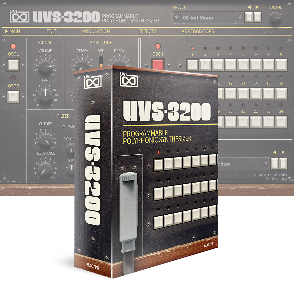 UVI <br>UVS-3200 ダウンロード版