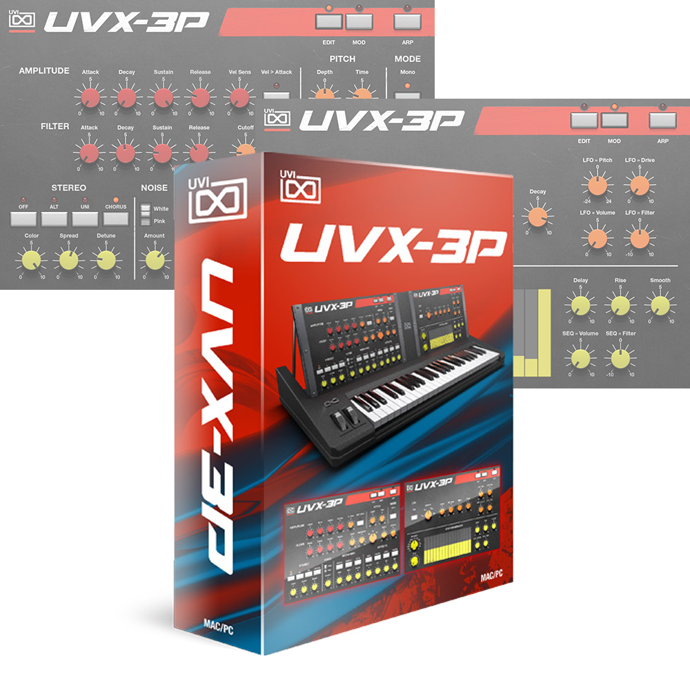 UVI <br>UVX-3P ダウンロード版