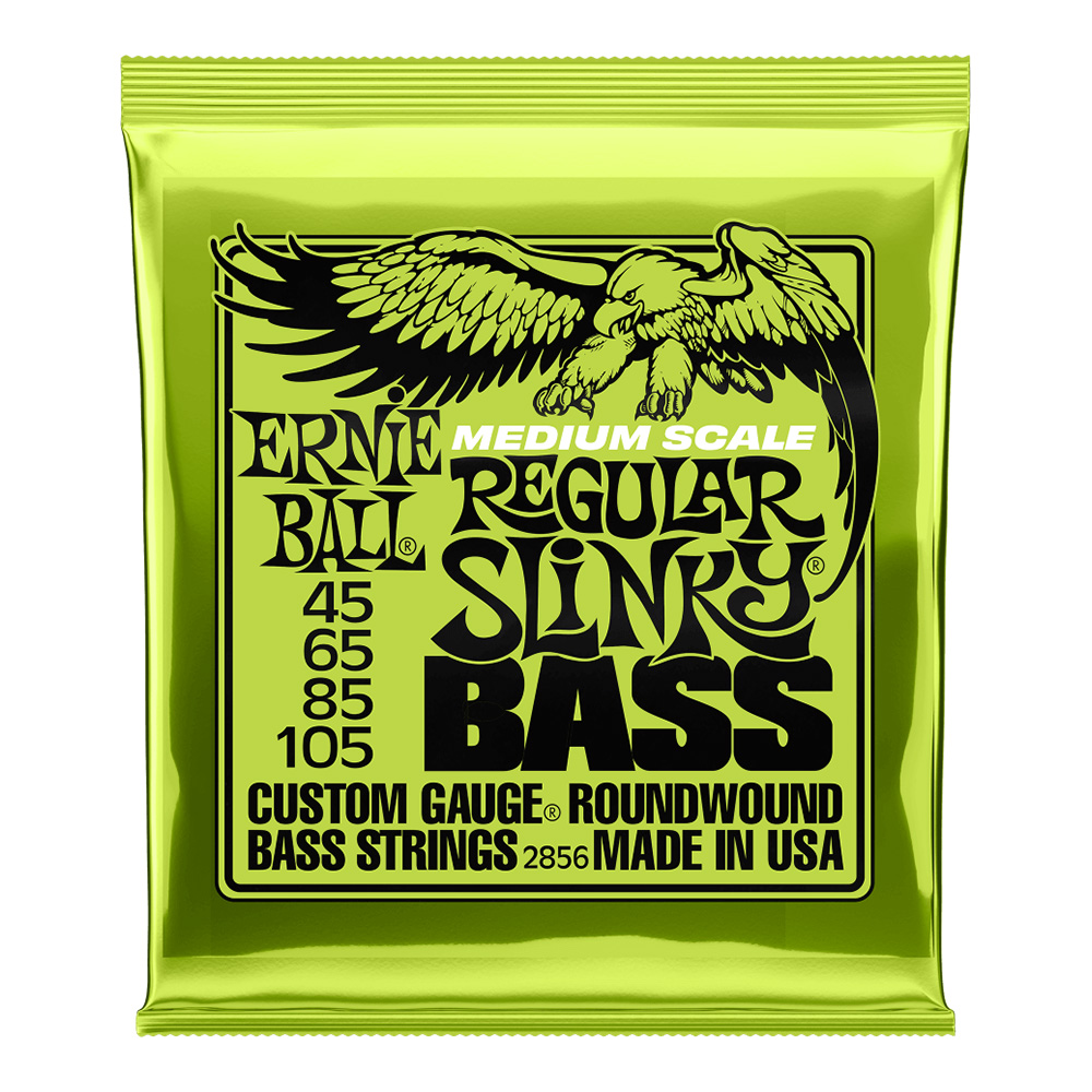 ERNIE BALL <br>#2856 Regular Slinky Nickel Wound Medium Scale 45-105