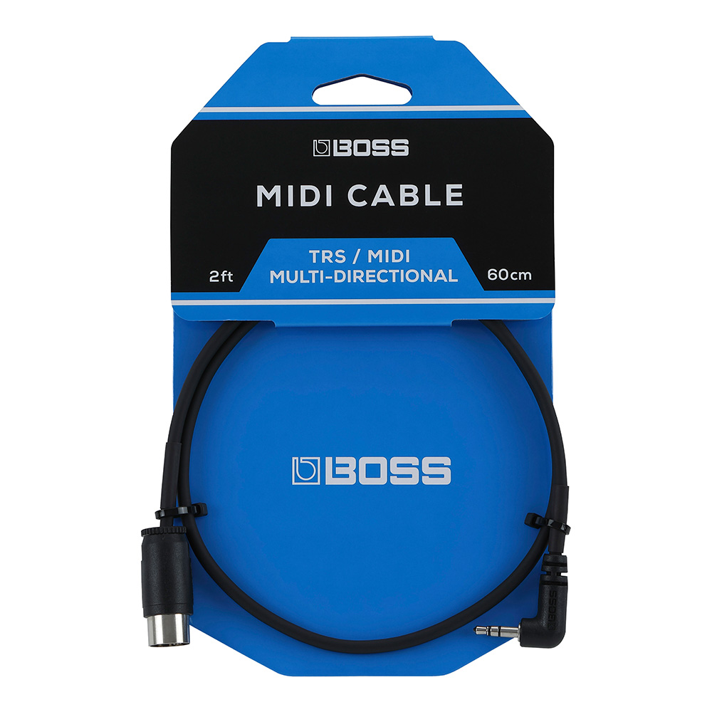 BOSS <br>BMIDI-2-35 3.5mm TRS/MIDI Cable 60cm