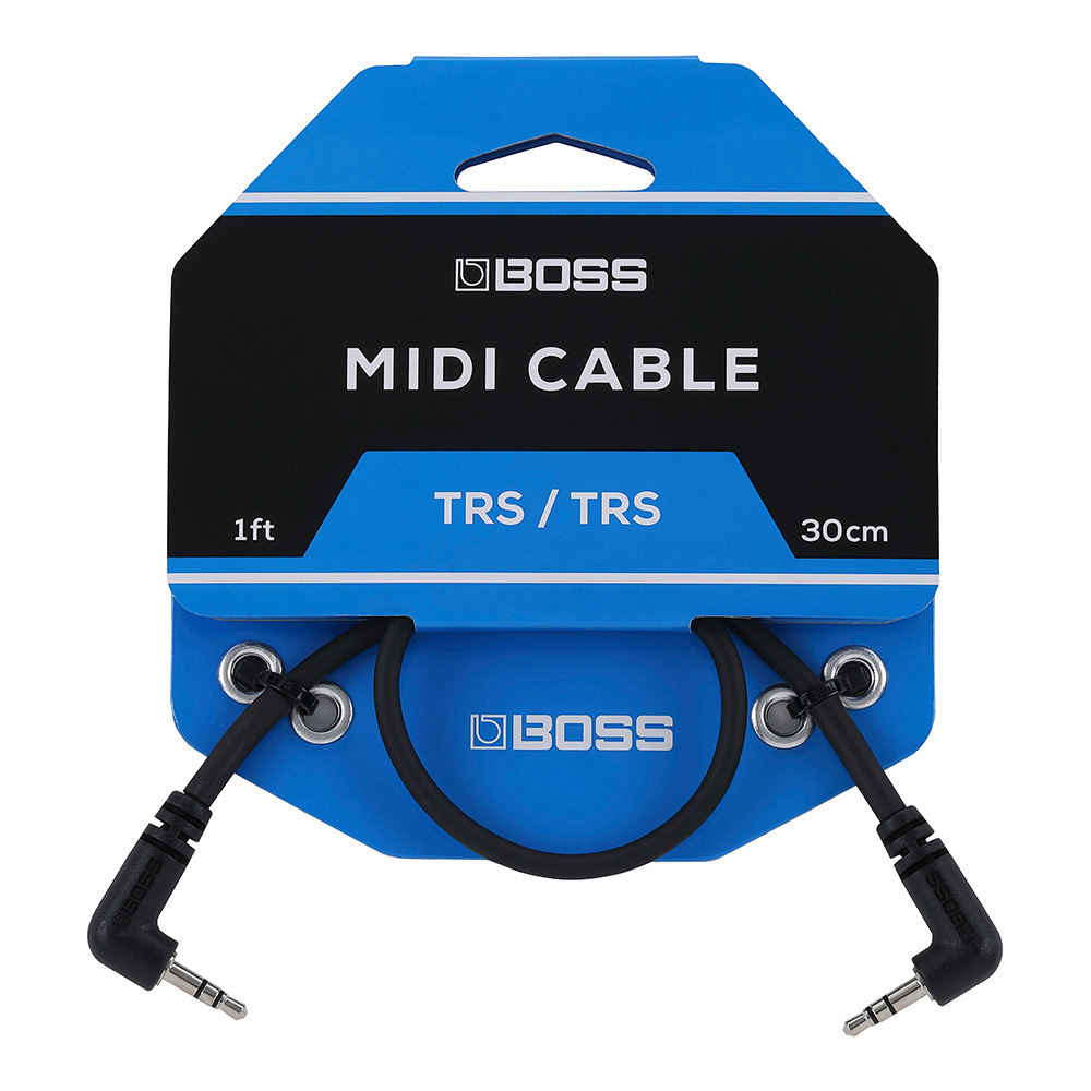 BOSS <br>BCC-1-3535 3.5mm TRS/TRS Cable for MIDI 30cm