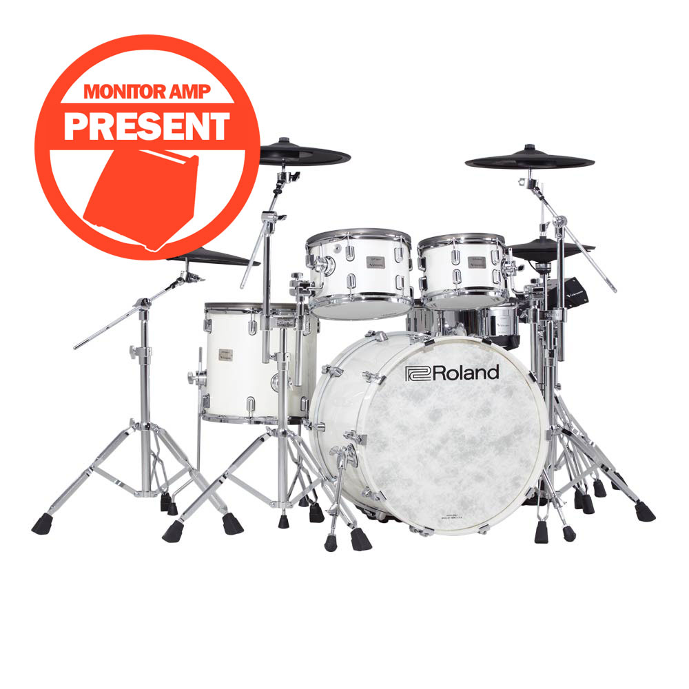 Roland <br>V-Drums Acoustic Design Series VAD706-PW + KD-222-PW + DTS-30S