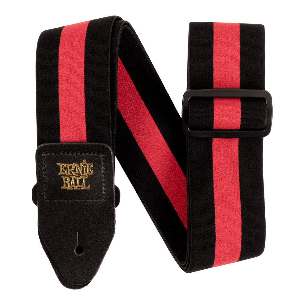 ERNIE BALL <br>#5329 Stretch Comfort Racer Red Strap
