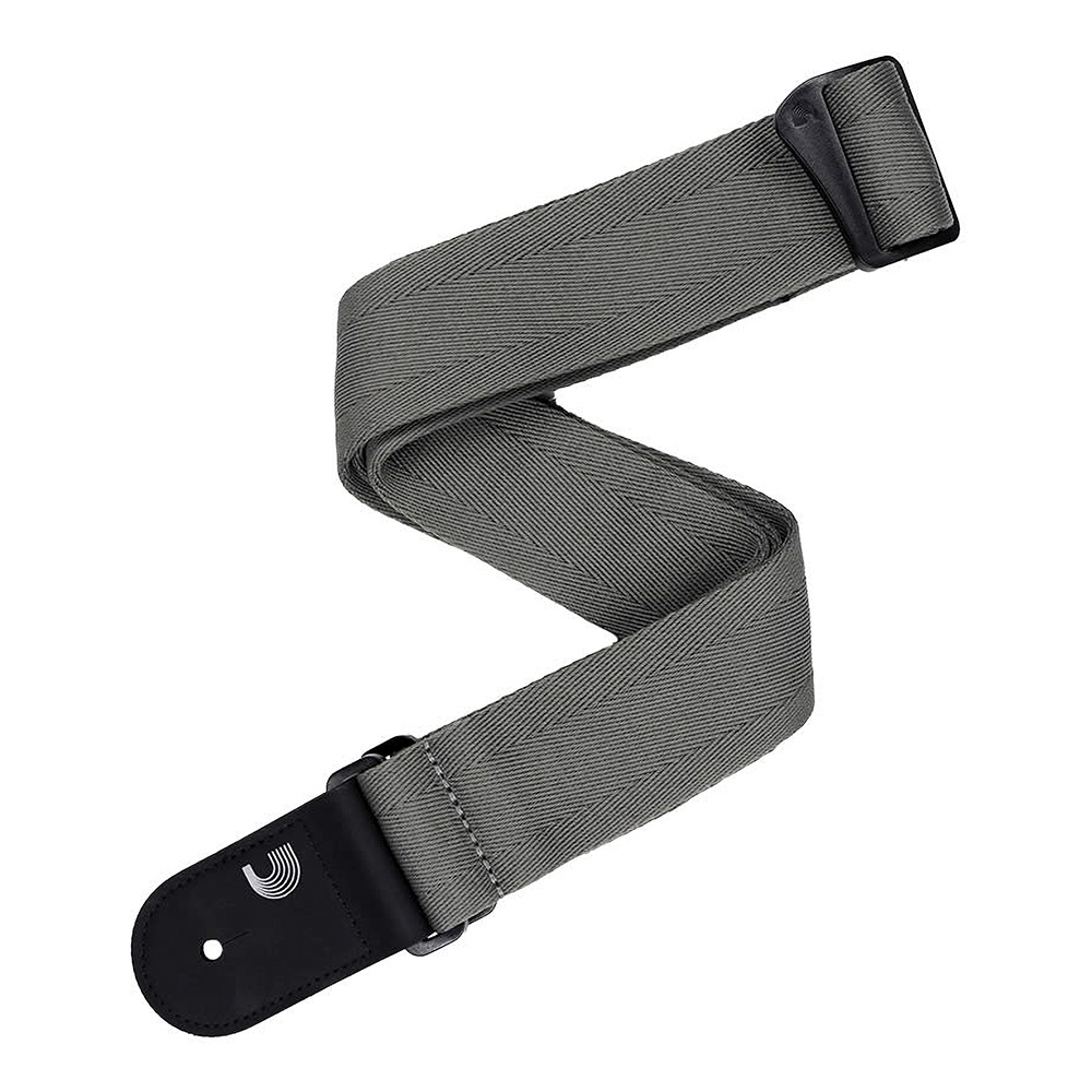 D'Addario <br>Eco Comfort Guitar Strap, Basic Model, Grey [50RB02]