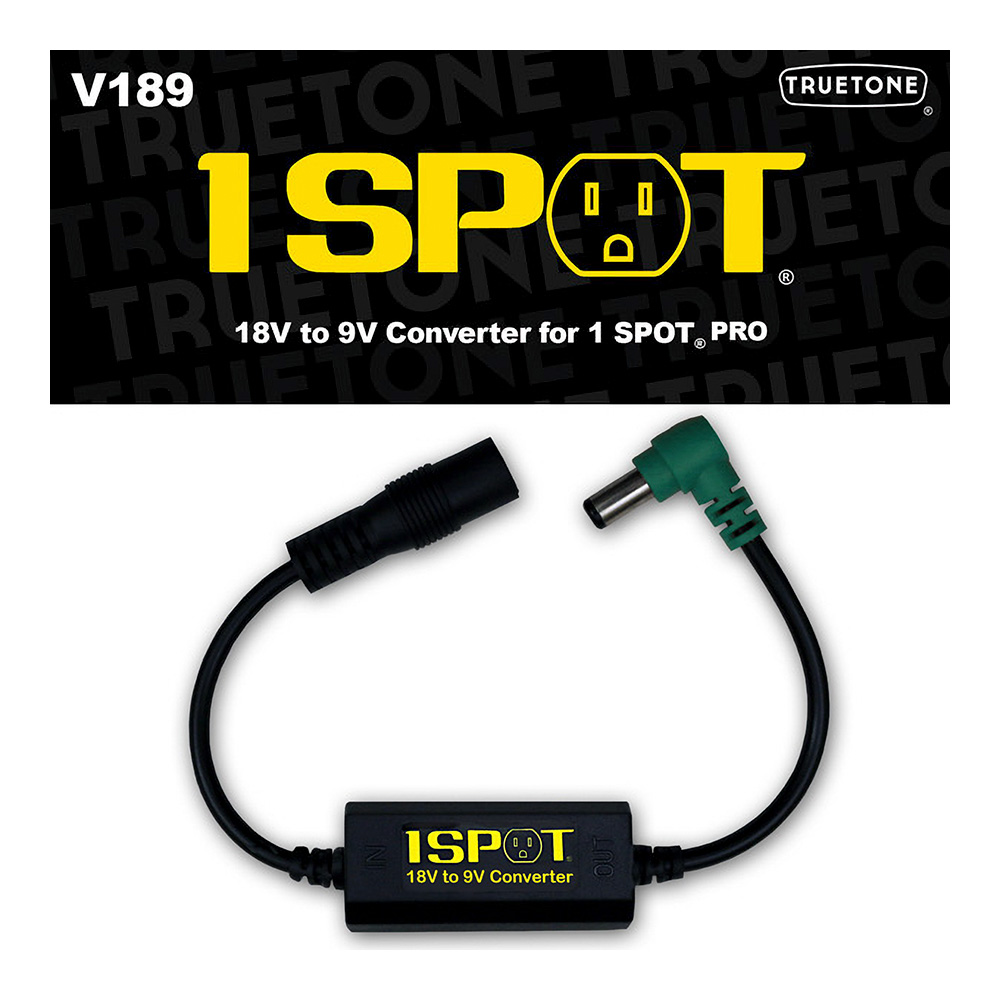 TRUETONE 1SPOT V189 / 18V to 9V Converter for 1 SPOT PRO