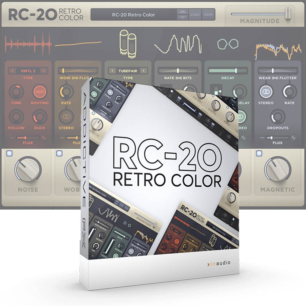 XLN Audio <br>Addictive FX : RC-20 Retro Color ダウンロード版