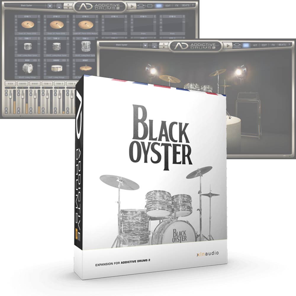 XLN Audio <br>Addictive Drums 2 ADpak Black Oyster ダウンロード版