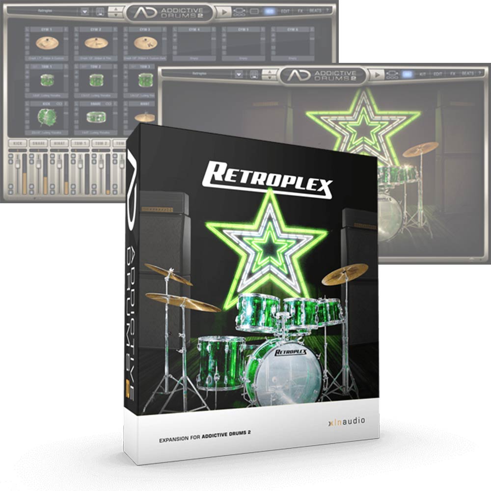 XLN Audio <br>Addictive Drums 2 ADpak Retroplex ダウンロード版