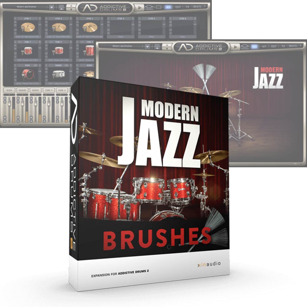 XLN Audio <br>Addictive Drums 2 ADpak Modern Jazz Brushes ダウンロード版