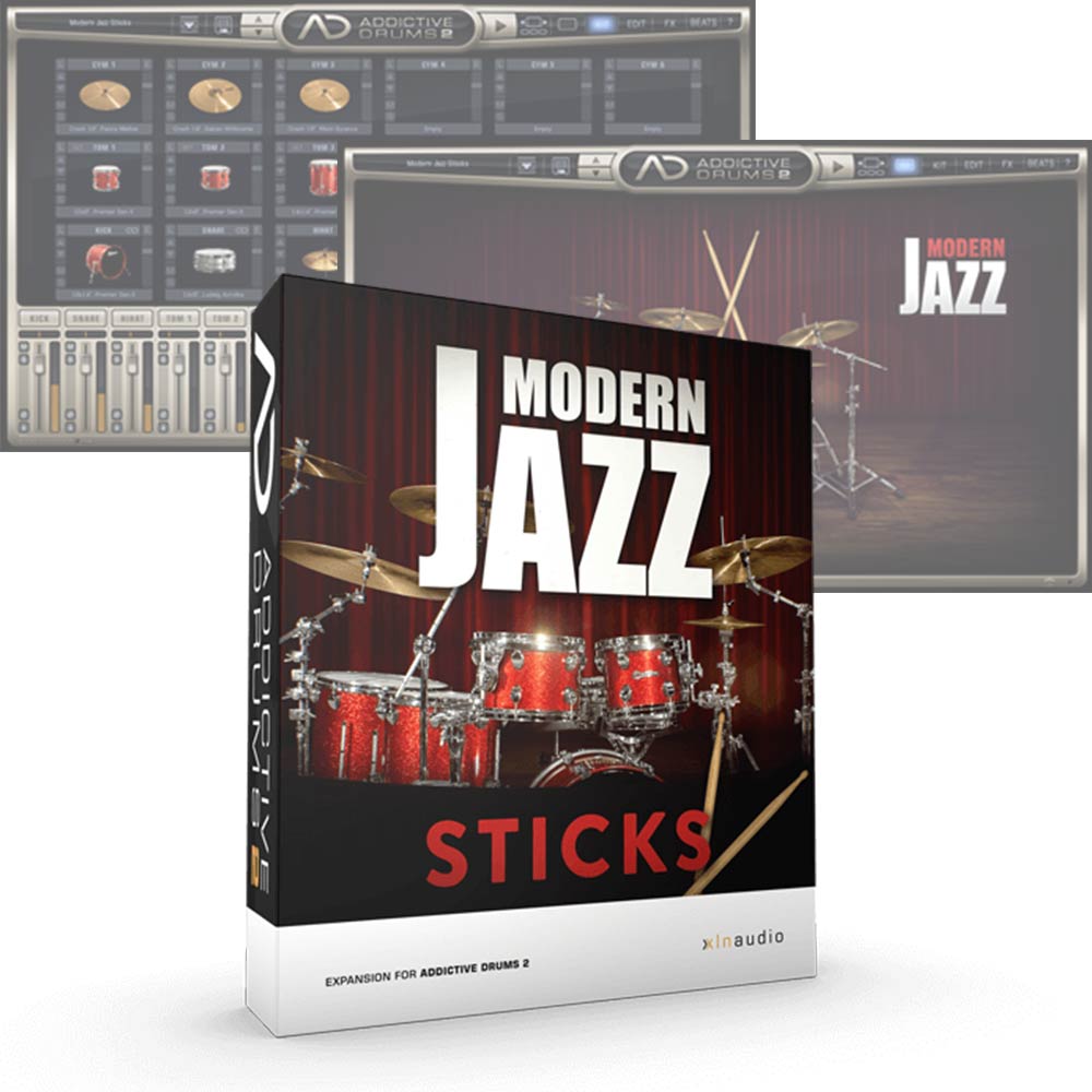 XLN Audio <br>Addictive Drums 2 ADpak Modern Jazz Sticks ダウンロード版