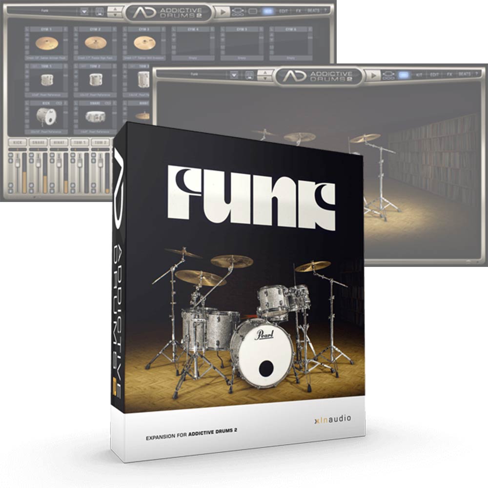 XLN Audio <br>Addictive Drums 2 ADpak Funk ダウンロード版