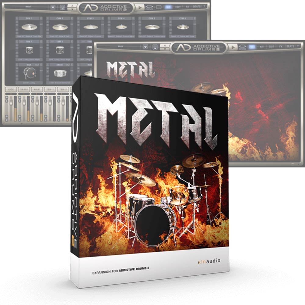 XLN Audio <br>Addictive Drums 2 ADpak Metal ダウンロード版