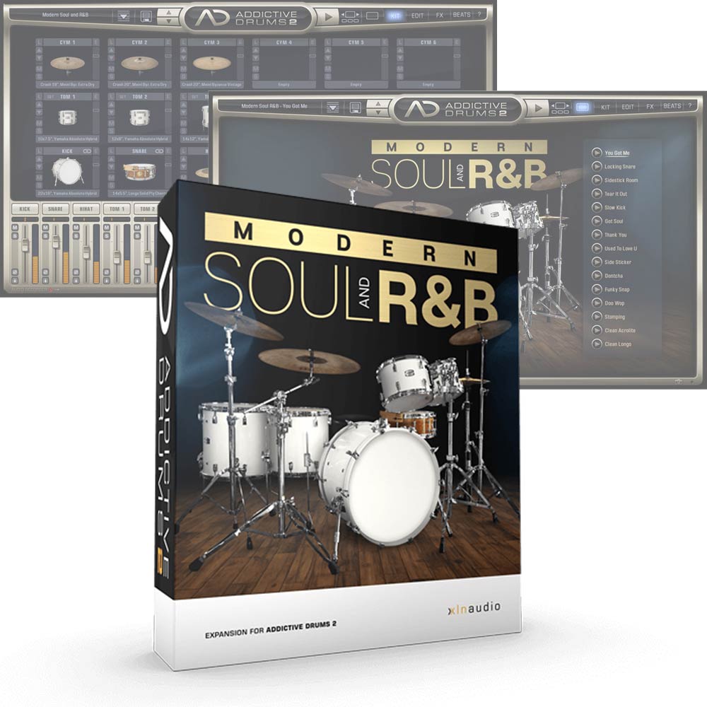 XLN Audio <br>Addictive Drums 2 ADpak Modern Soul and R&B ダウンロード版
