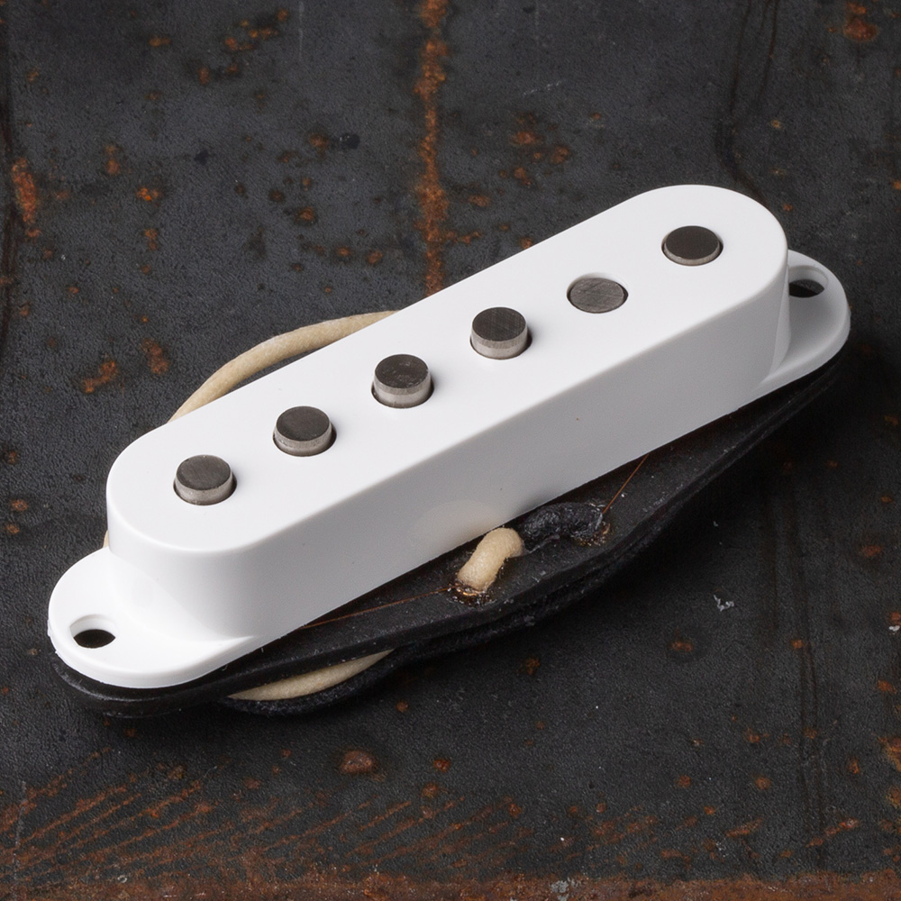 Seymour Duncan <br>ANTIQUITY RETROSPEC'D Texas Hot Strat "Custom Bridge" - Bridge/White [RETROSPEC'D AQ-Cus-b]