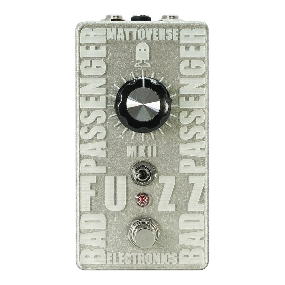 Mattoverse Electronics <br>Bad Passenger Fuzz MkII Clear Acrylic Faceplate